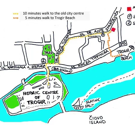 Apartman Retro Chic Magdalena Trogir